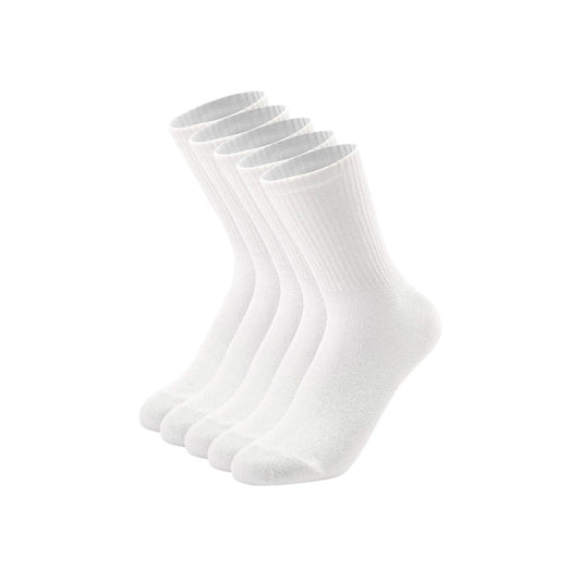 Elevateshooes Tennissocken – Weiß, 5 Stück