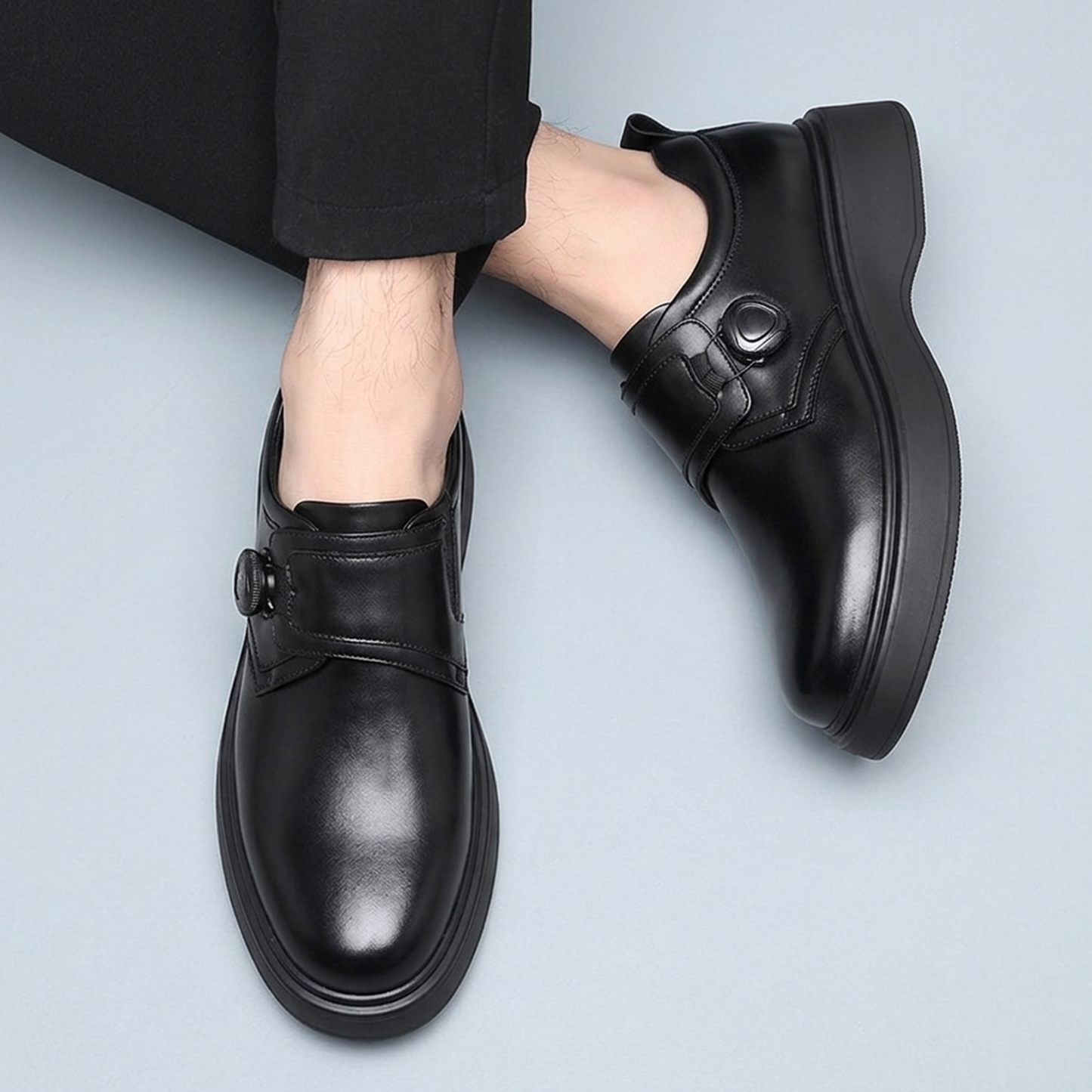Elevateshooes Toronto Business-Schuhe – Schwarz, 41