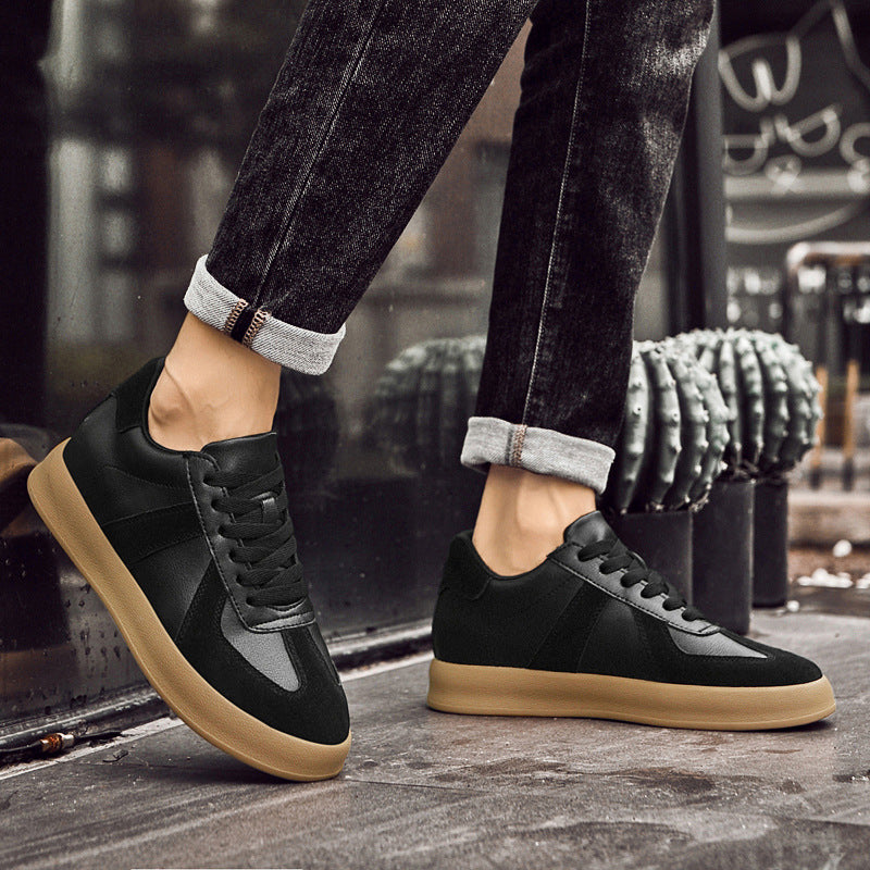 Elevateshooes Urban Höhensneaker – Weiß/Schwarz, +8 cm, 38