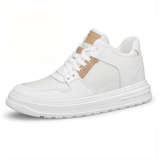 Elevateshooes Alex Höhensneaker – Weiß, +4 cm, 37