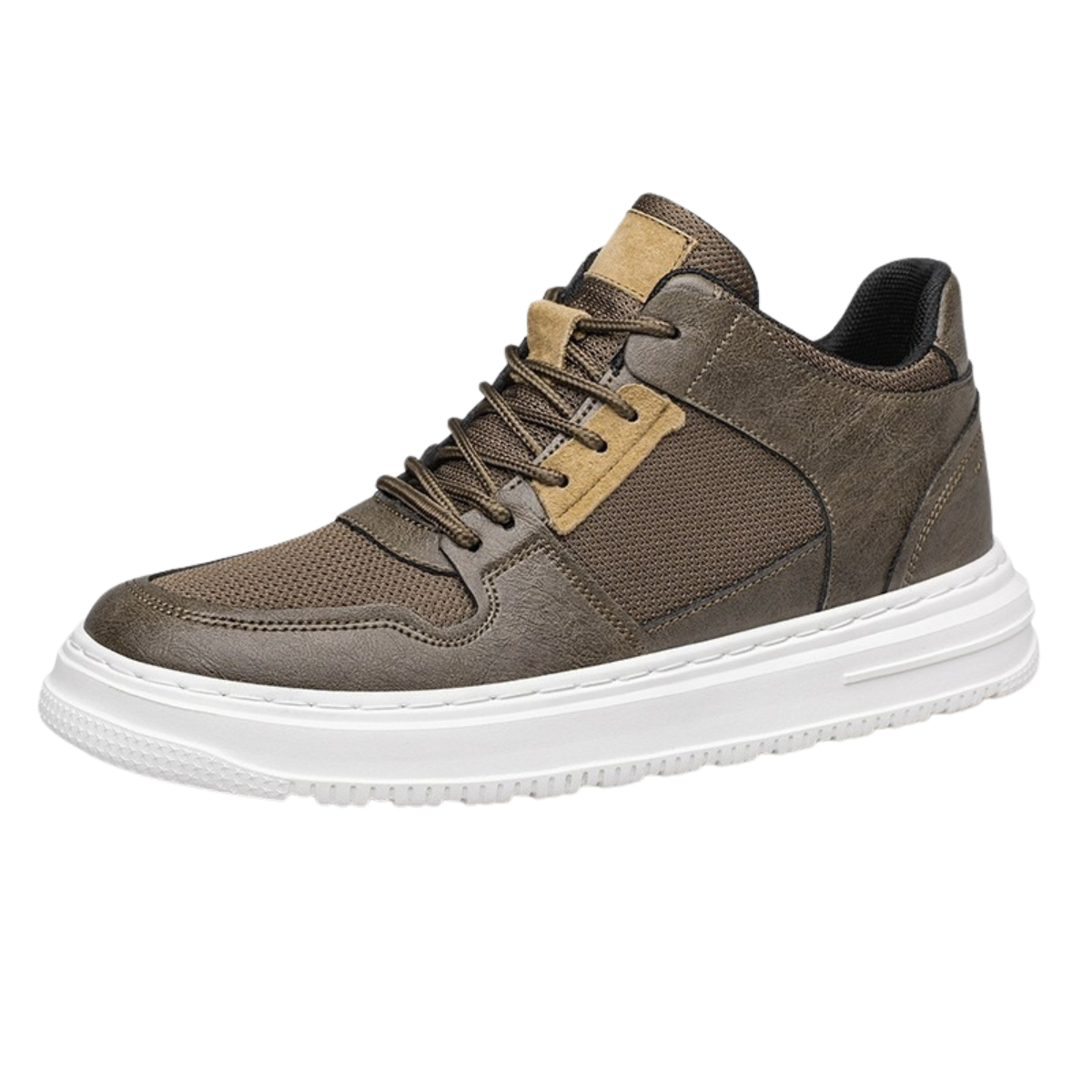 Elevateshooes Alex Höhensneaker – Weiß, +6 cm, 37