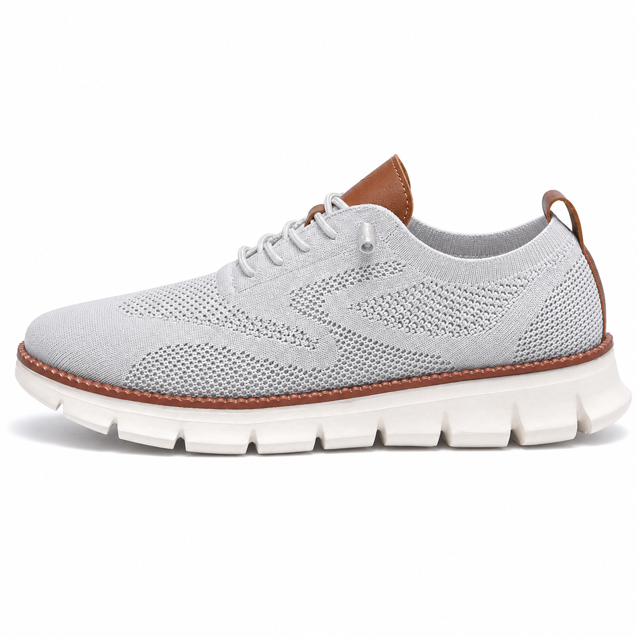 Elevateshooes Claude Business-Schuhe – Sandbeige, +2.5 cm, 43
